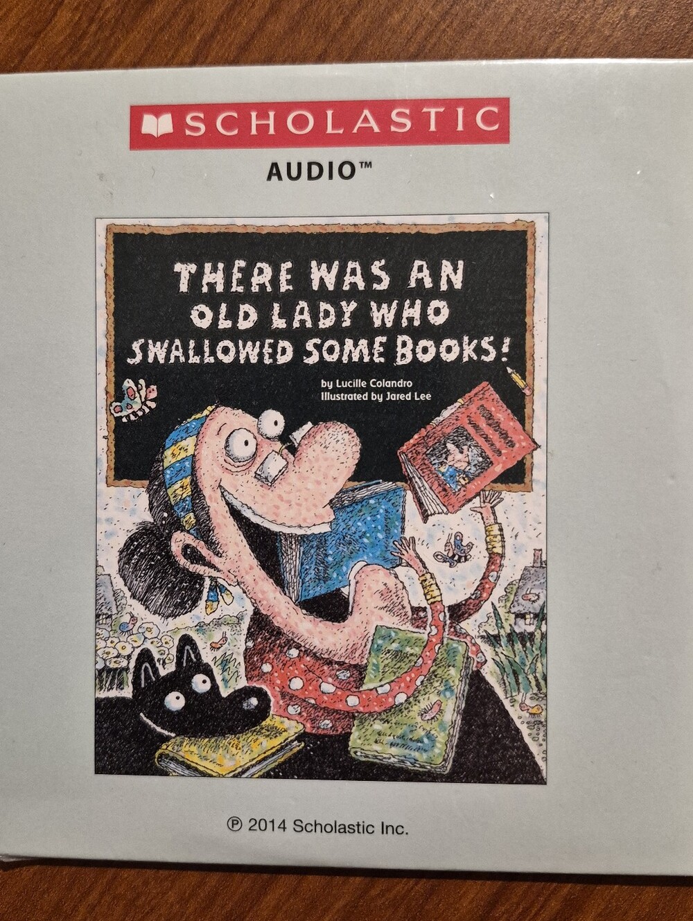 Audio CD 'There Was An Old Lady Who Swallowed Some Books' NEW Sealed Scholastic